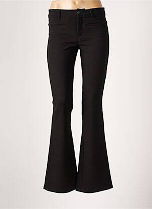 Pantalon slim buzunare talie înaltă negru DENIM STUDIO femeie