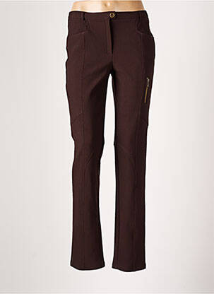 Pantalon drept maro CHRISTIAN MARRY femeie