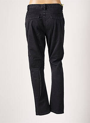 Pantalon slim țesătură poplin mărime normală negru LE TEMPS DES CERISES femeie