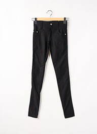 Pantalon slim conic talie înaltă negru M&C femeie