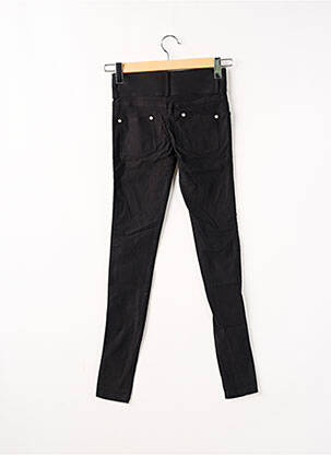 Pantalon slim conic talie înaltă negru M&C femeie