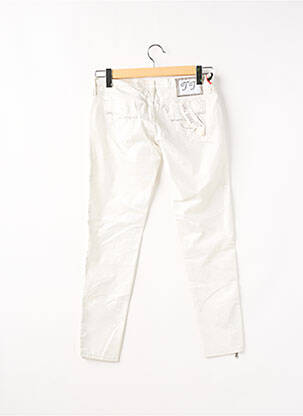 Pantalon buzunare talie joasă alb TAKE TWO femeie