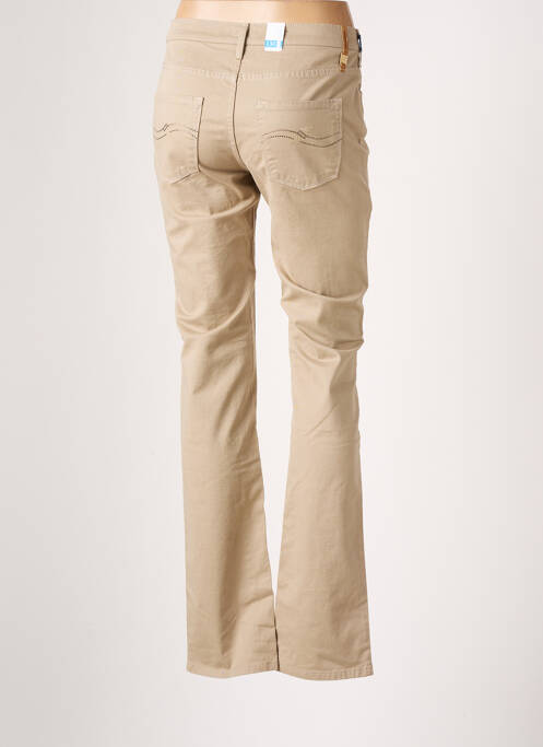 Pantalon drept bej TRUSSARDI JEANS femeie