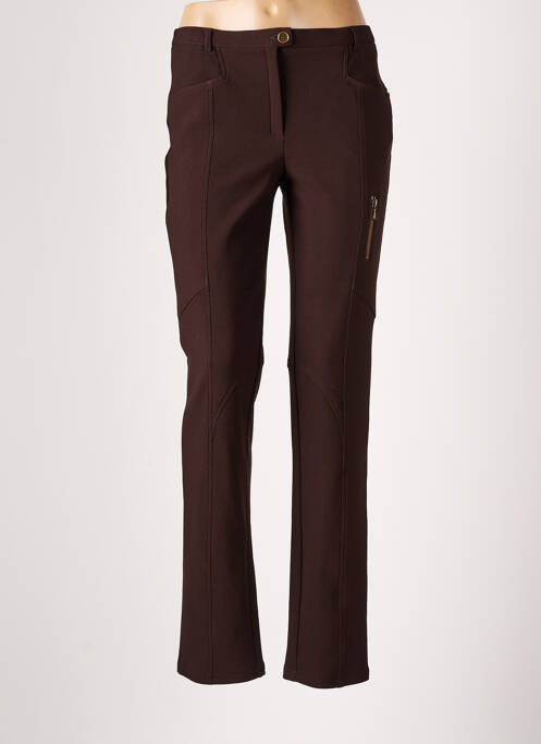 Pantalon drept maro CHRISTIAN MARRY femeie