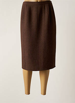 Fustă midi maro GRIFFON femeie