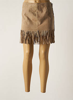 Fustă scurtă maro REVEIL femeie