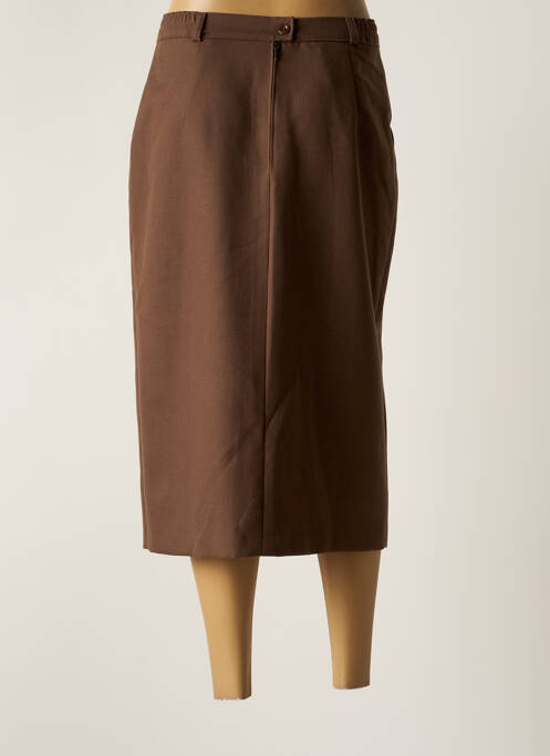 Fustă midi maro BRANDTEX femeie