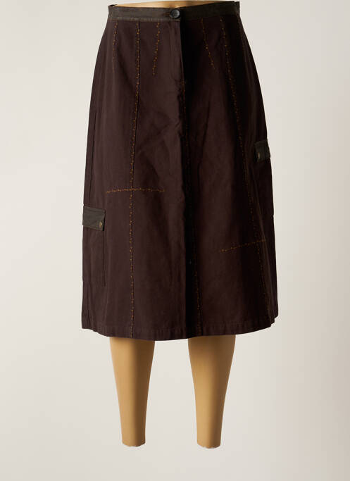 Fustă midi maro LUCCHINI femeie