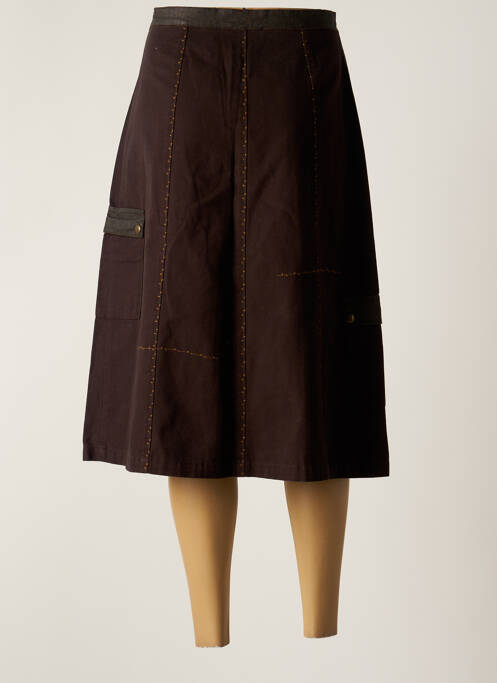 Fustă midi maro LUCCHINI femeie