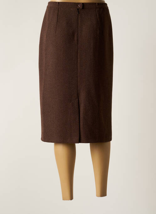 Fustă midi maro GRIFFON femeie