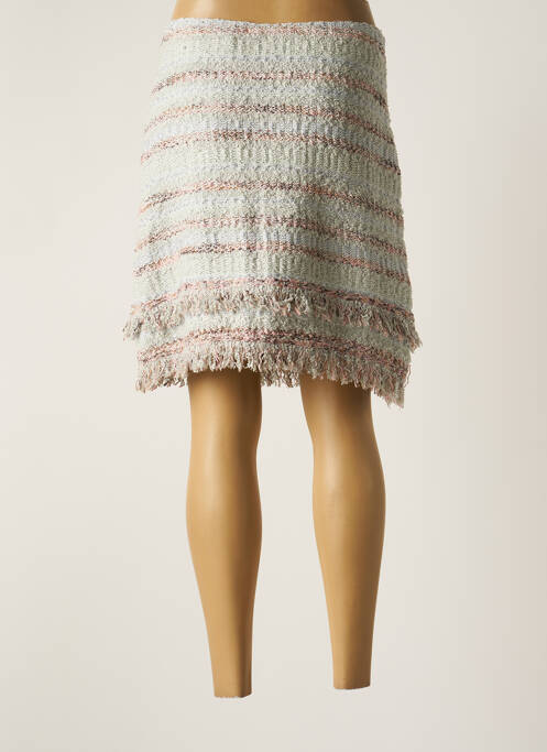 Fustă midi gri LIL POUR L'AUTRE femeie