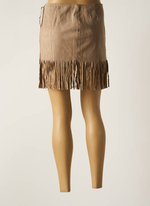 Fustă scurtă maro REVEIL femeie