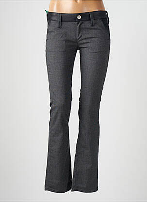 Pantalon slim talie joasă talie joasă negru FREESOUL femeie