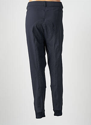Pantalon slim talie elastică mărime normală albastru MONTAR femeie
