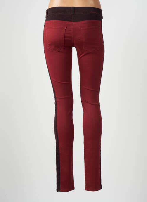 Pantalon slim talie joasă talie joasă roșu CURRENTE/ELLIOTT femme