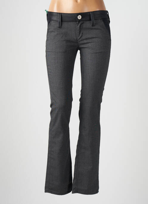 Pantalon slim talie joasă talie joasă negru FREE SOUL femme