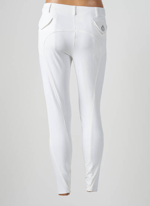 Pantalon slim alb MONTAR femeie