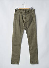 Pantalon slim elasticitate mărime normală verde LE TEMPS DES CERISES bărbat