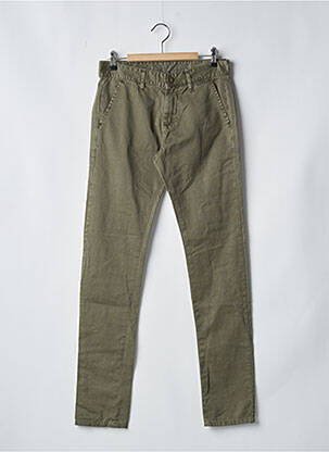 Pantalon slim elasticitate mărime normală verde LE TEMPS DES CERISES homme