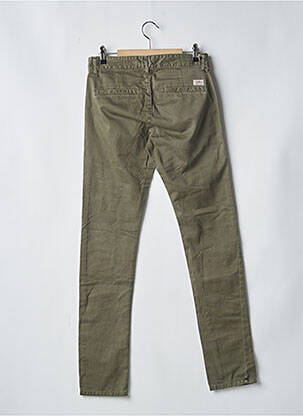Pantalon slim elasticitate mărime normală verde LE TEMPS DES CERISES bărbat