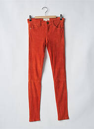 Pantalon slim elasticitate mărime normală portocaliu CURRENTE/ELLIOTT femme