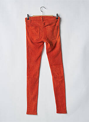 Pantalon slim elasticitate mărime normală portocalie CURRENTE/ELLIOTT femeie