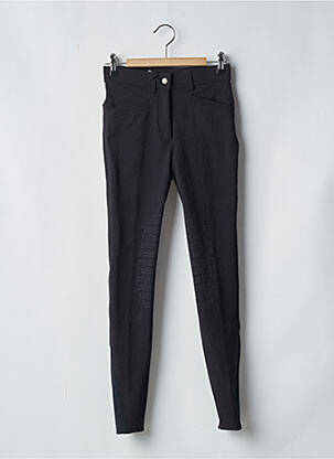 Pantalon slim conic mărime normală negru MONTAR femeie