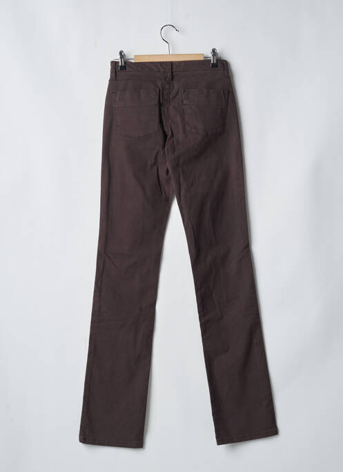 Pantalon slim maro DENIM STUDIO femeie