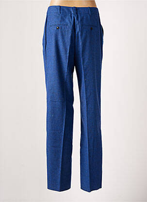 Pantalon drept talie cu cleme talie înaltă albastru BELLEROSE femeie