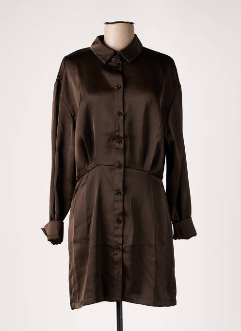 Rochie scurtă maro SAMSOE & SAMSOE femeie