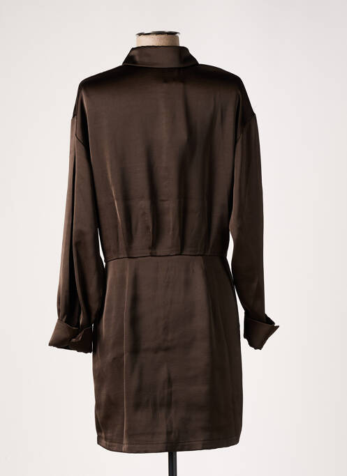 Rochie scurtă maro SAMSOE & SAMSOE femeie