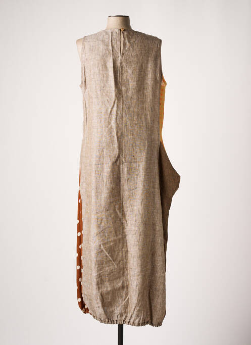 Rochie lungă maro ALEMBIKA femeie