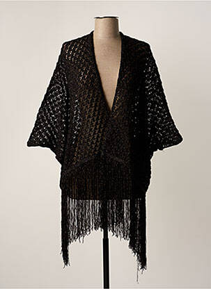 Vestă cu mâneci lungi negru MAT FASHION femeie