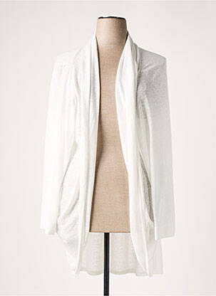 Vestă cu mâneci lungi alb FRANCK ANNA femeie