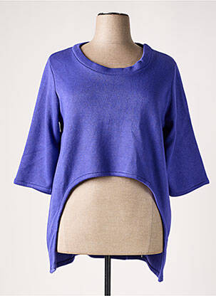 Pulover albastru POISSONS BLANCS femeie