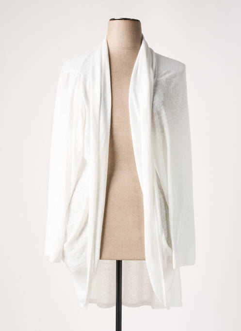 Vestă cu mâneci lungi alb FRANCK ANNA femeie