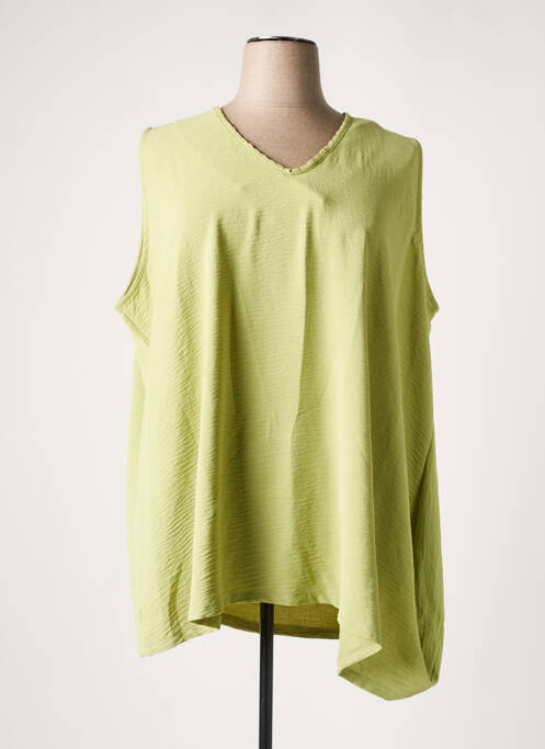 Top verde FRANCK ANNA femeie