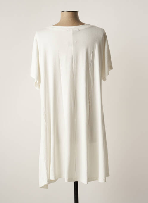 Tunică mâneci scurte alb POISSONS BLANCS femeie