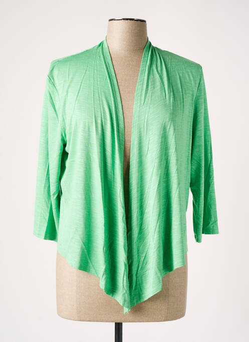 Vestă cu mâneci lungi verde MARBLE femeie