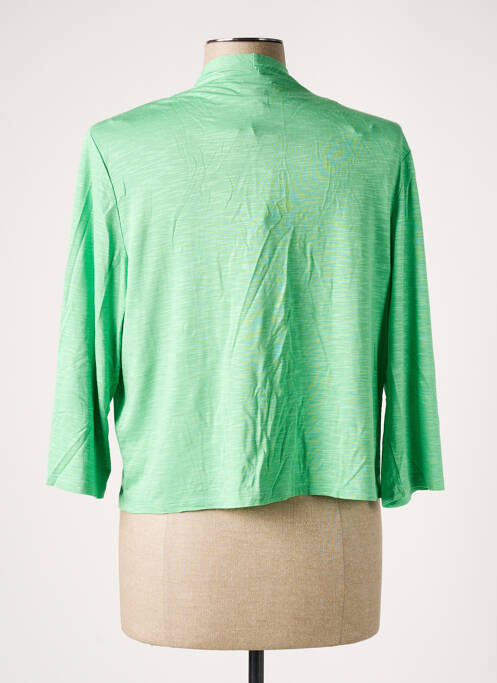 Vestă cu mâneci lungi verde MARBLE femeie