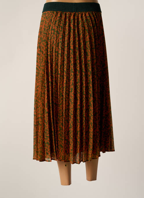 Fustă lungă portocaliu SEMIOLOGY femeie