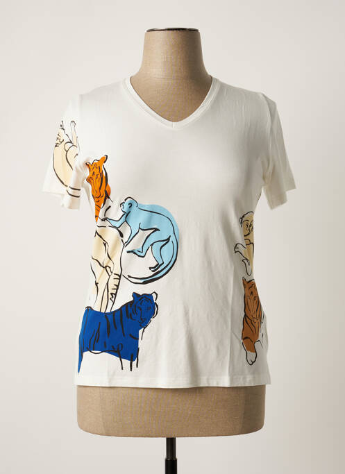 Top alb MERI & ESCA femeie