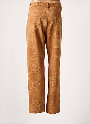 Pantalon slim buzunare maro S.QUISE femeie