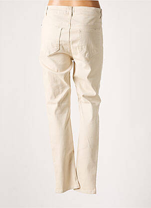 Pantalon slim buzunare bej YESTA femeie