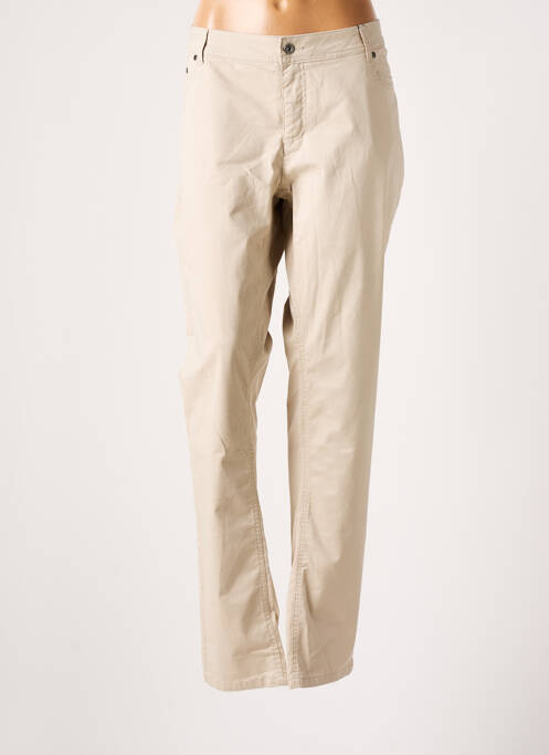 Pantalon slim bej JENSEN femeie