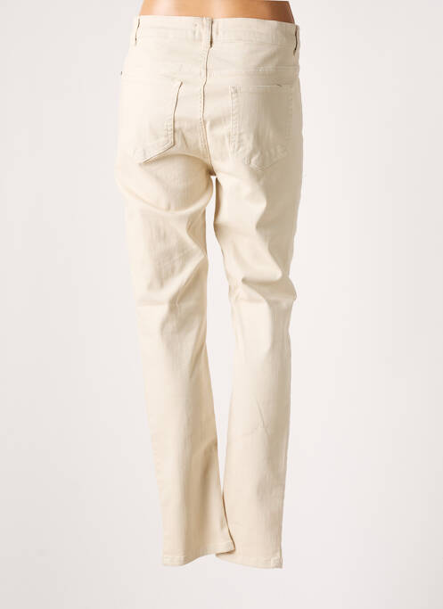 Pantalon slim bej YESTA femeie