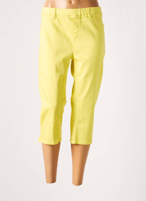 Pantalon trei sferturi galben CISO femeie