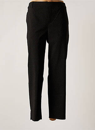 Pantalon slim talie elastică mărime normală negru CISO femeie