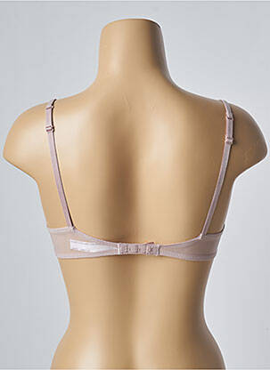 Sutien efect material satinat bej MARIE JO femeie