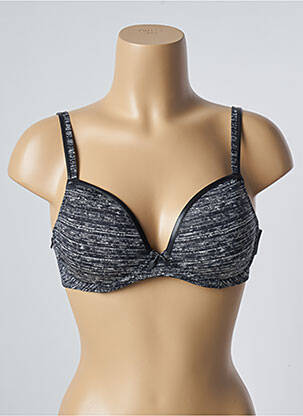Sutien efect material satinat gri MARIE JO femeie